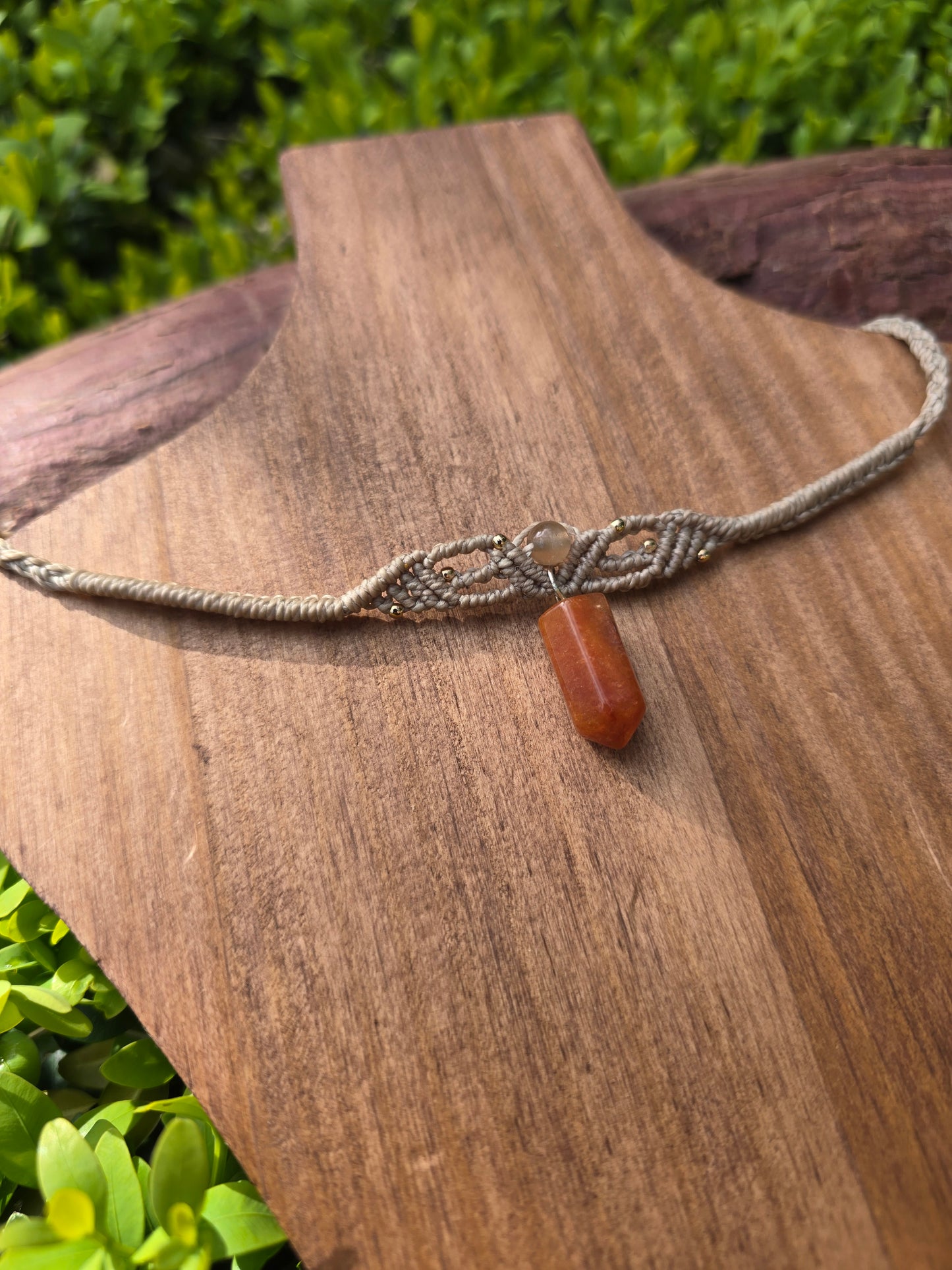 Aventurine Choker With Moonstone