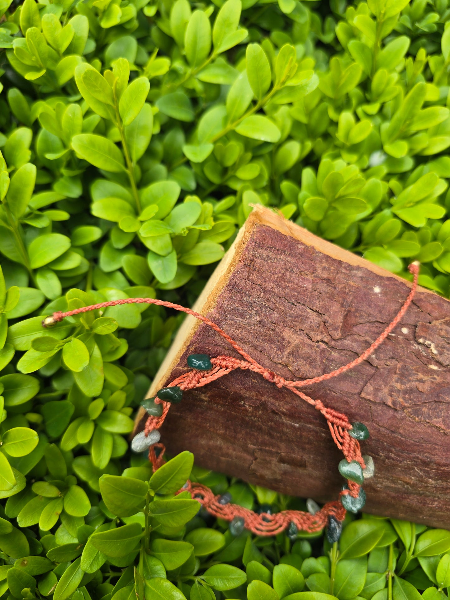 Tree Agate Anklet