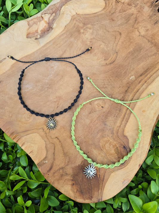 Sun Spiral Anklets