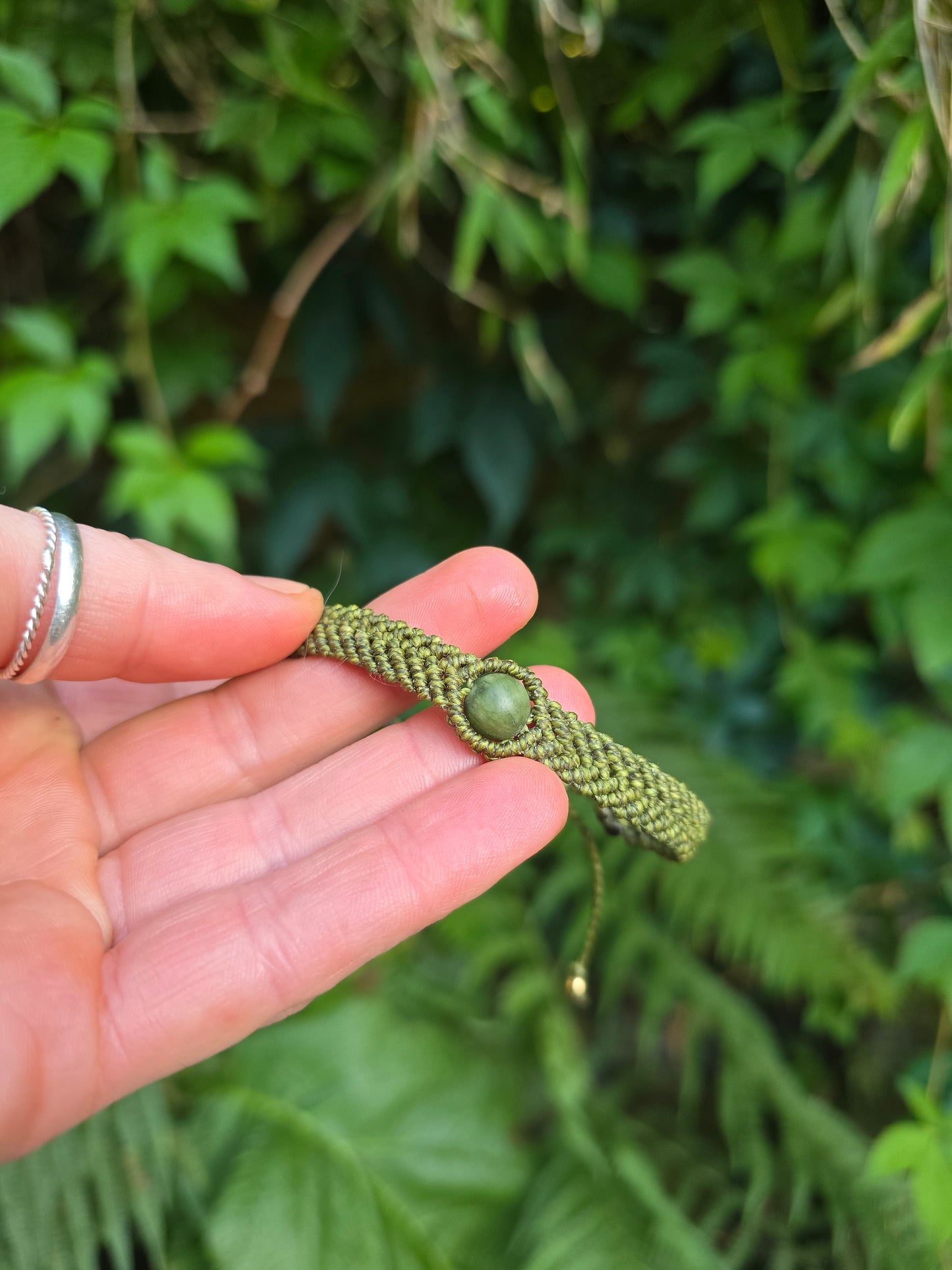 Green Jade Bangle