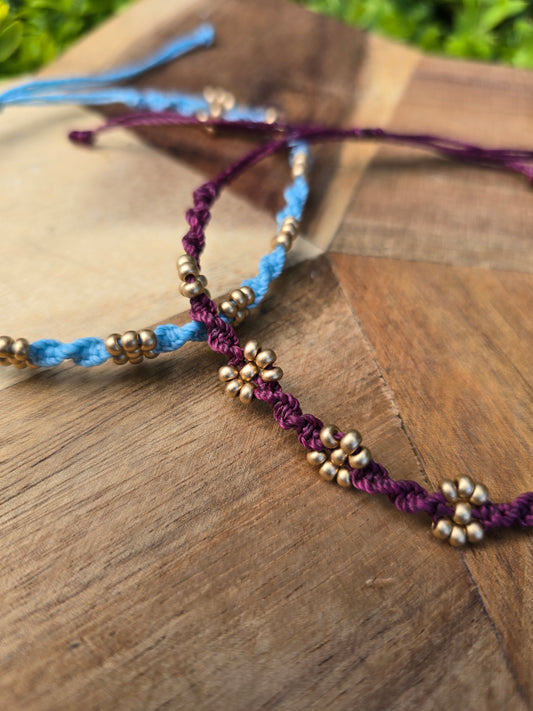 Flower Anklets