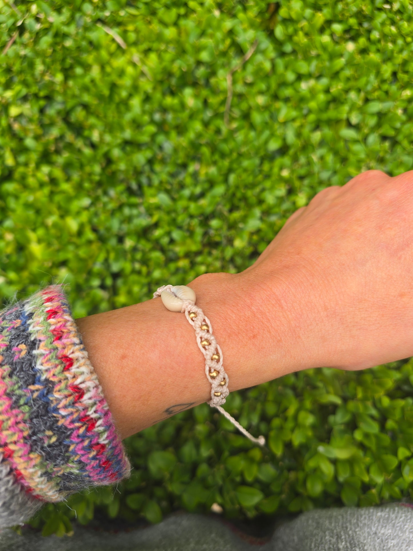 Cowrie Shell Wave Bracelet