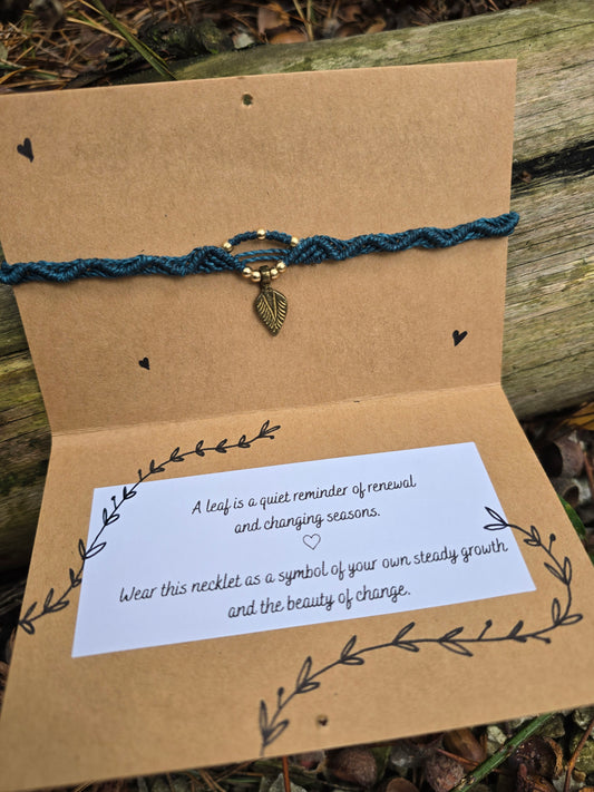 ♡Leafy Symbol Necklet♡