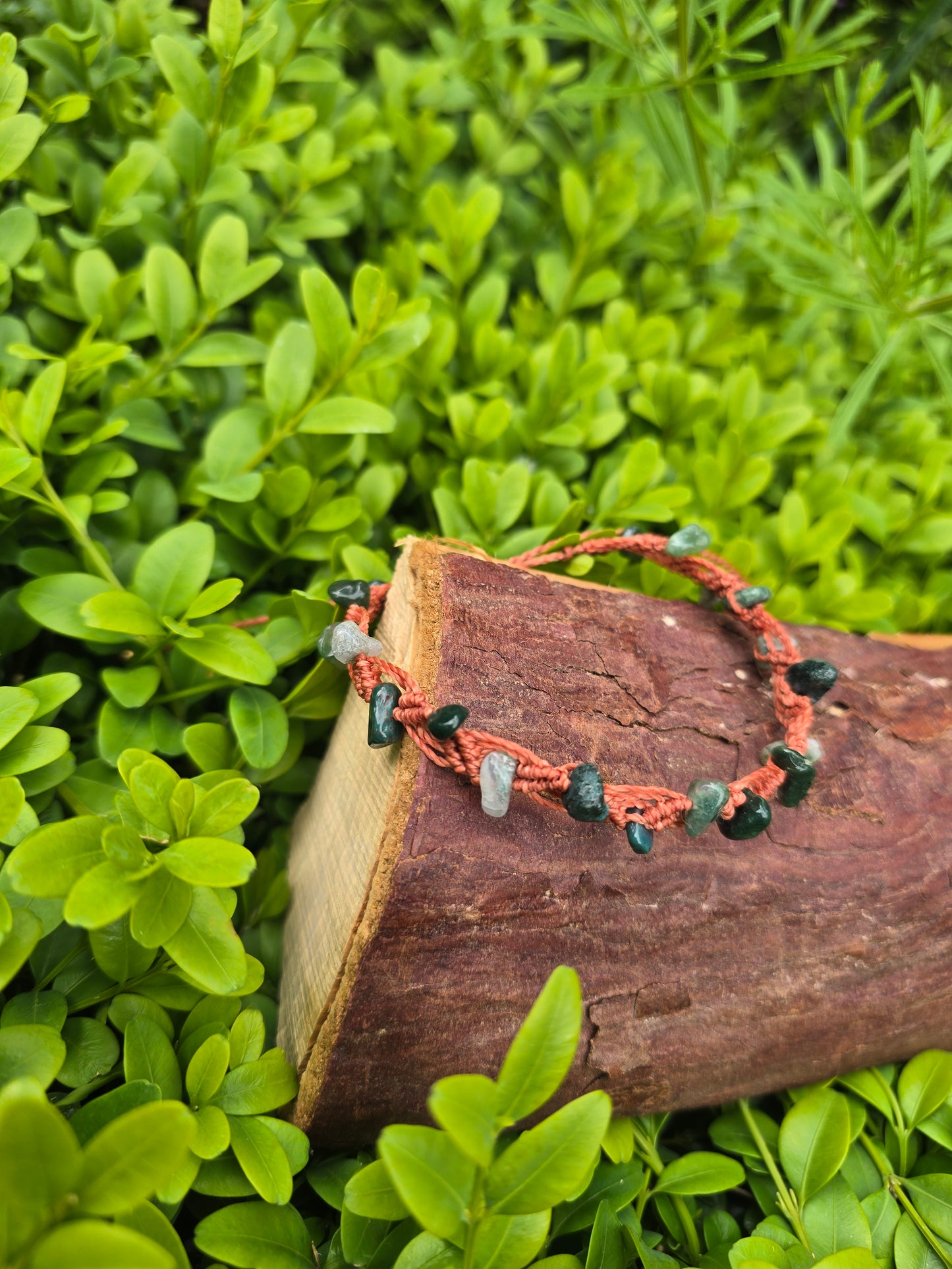 Tree Agate Anklet