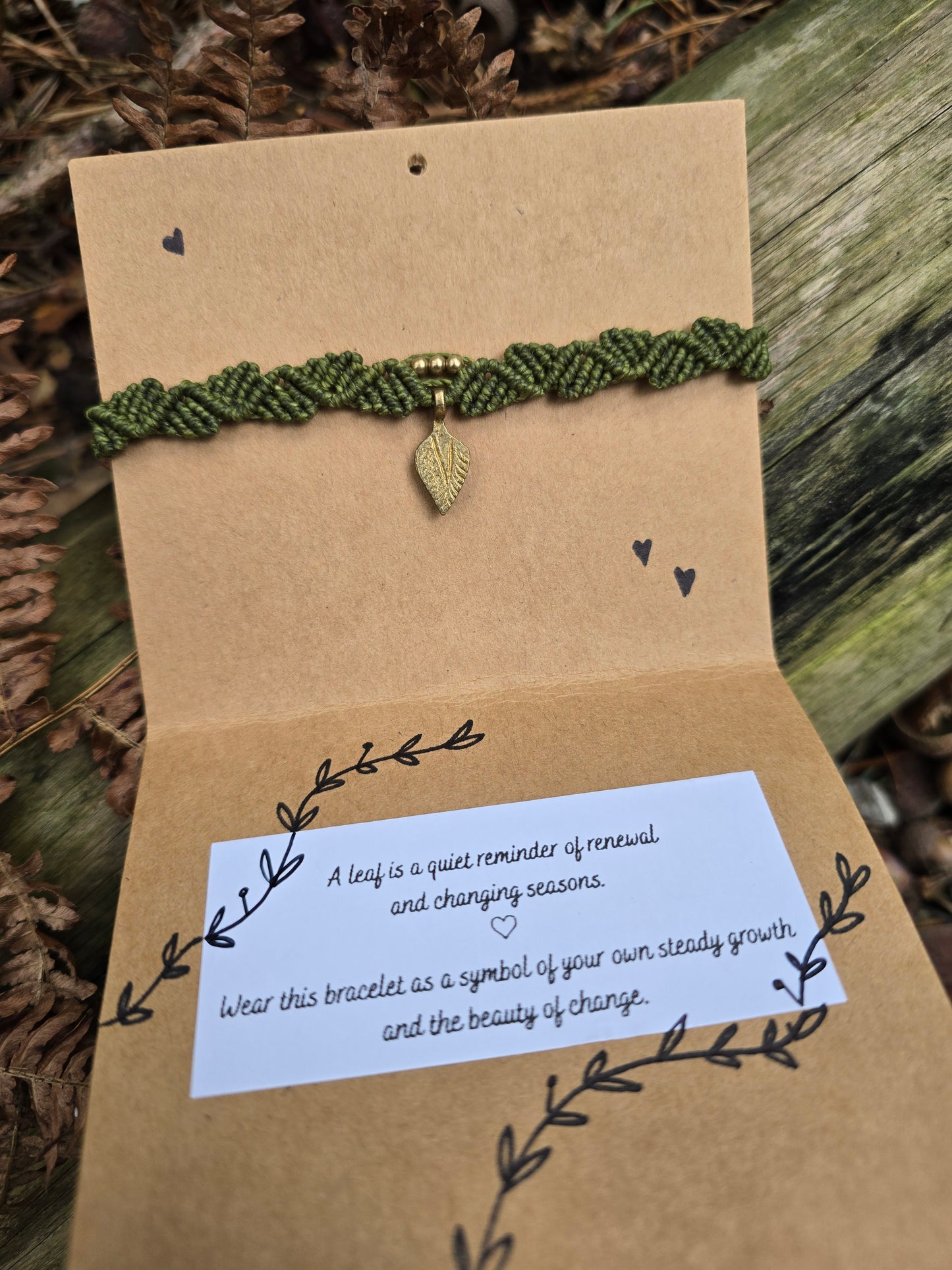 ♡Leafy Symbol Bracelet♡