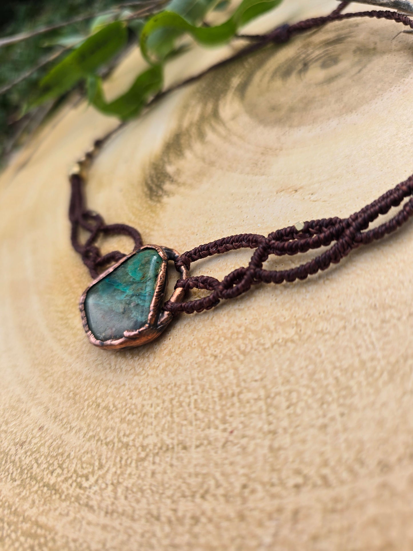 Azurite Chrysocolla Necklet