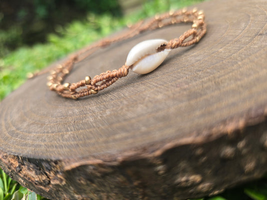 Cowrie Shell Chain Anklet