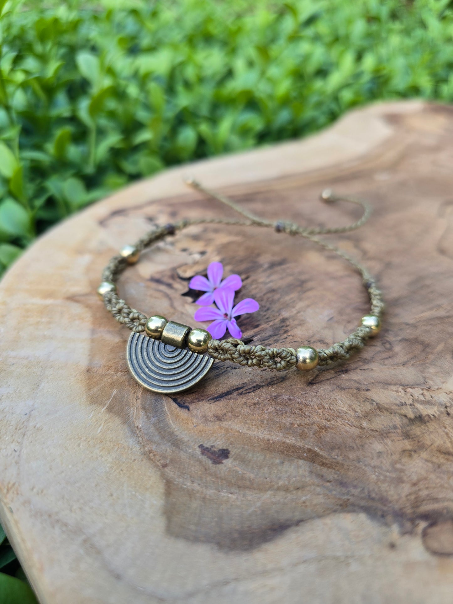 Bronze Arc Anklet