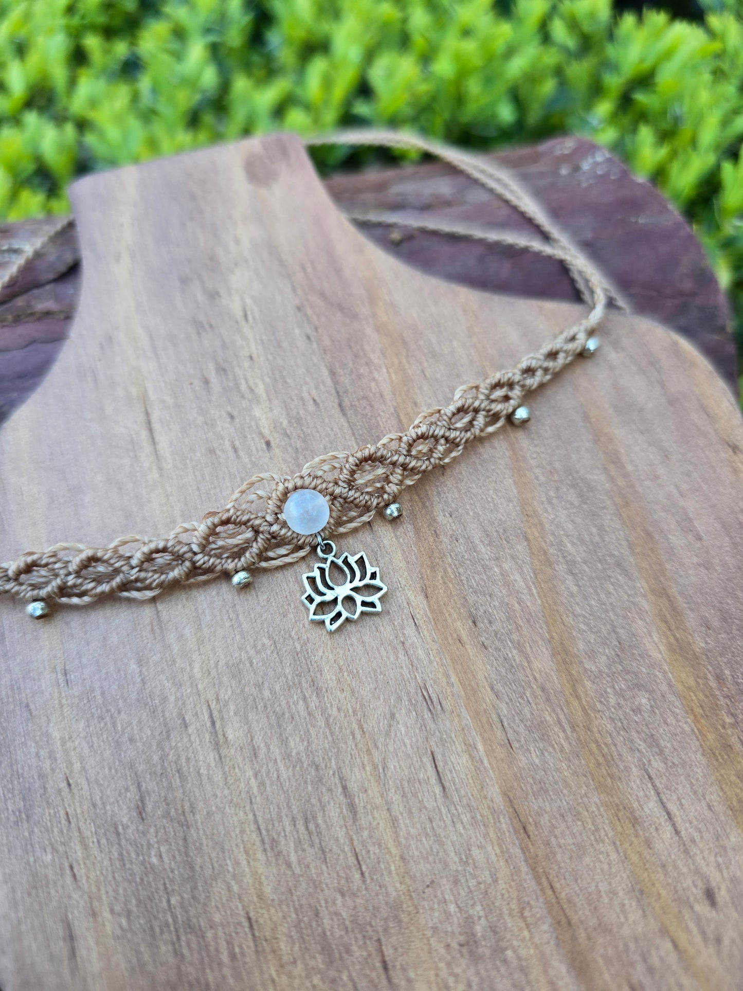 Silver Lotus Choker