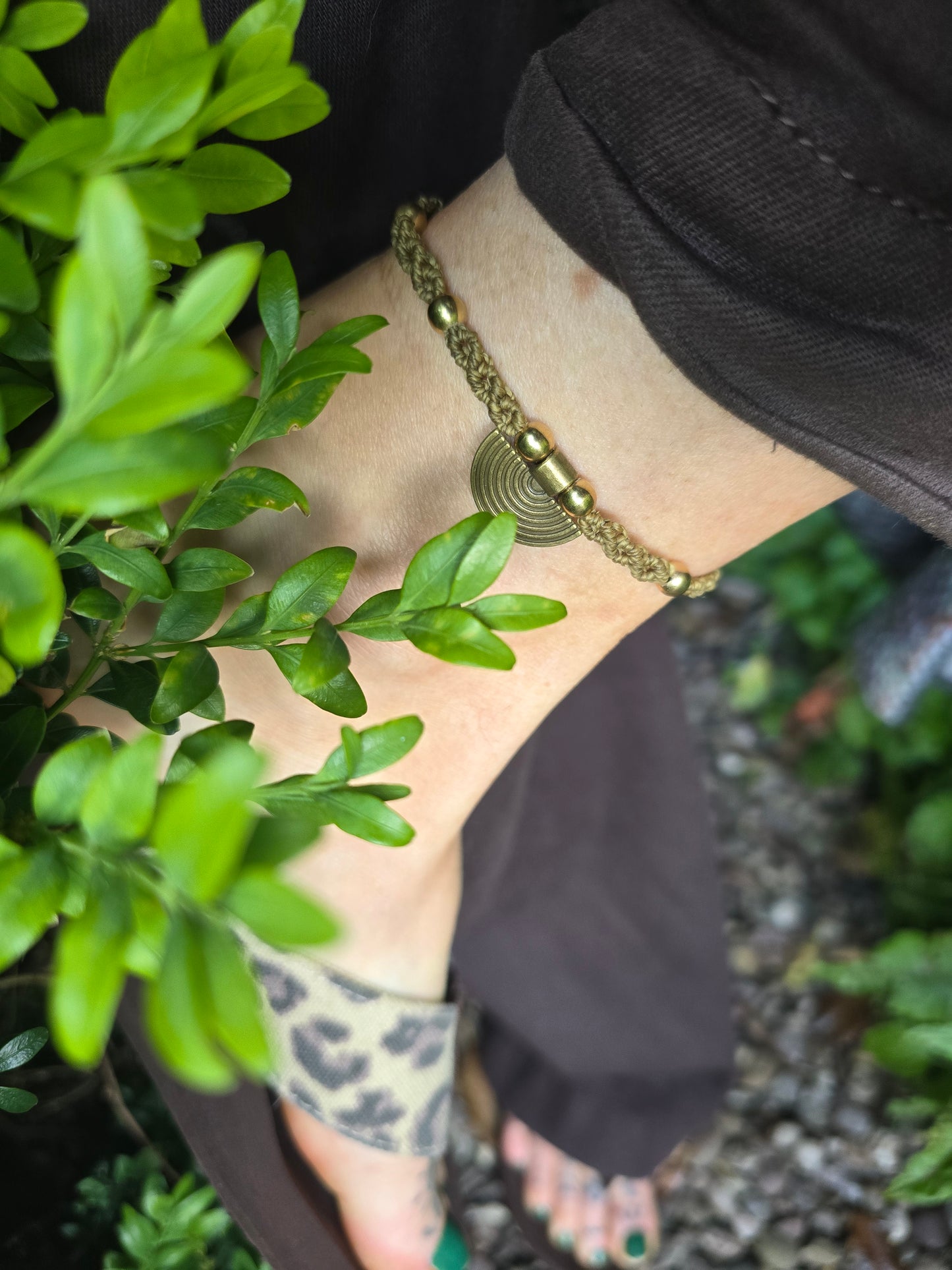 Bronze Arc Anklet