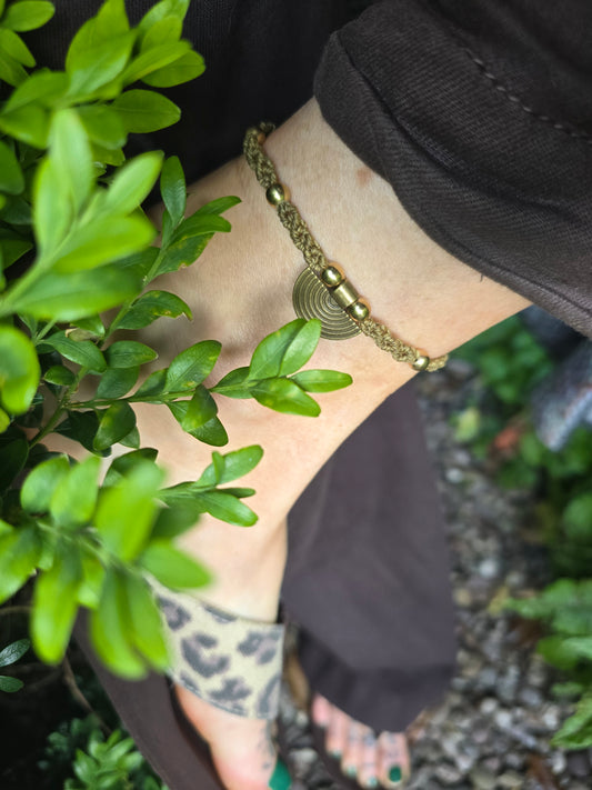 Bronze Arc Anklet