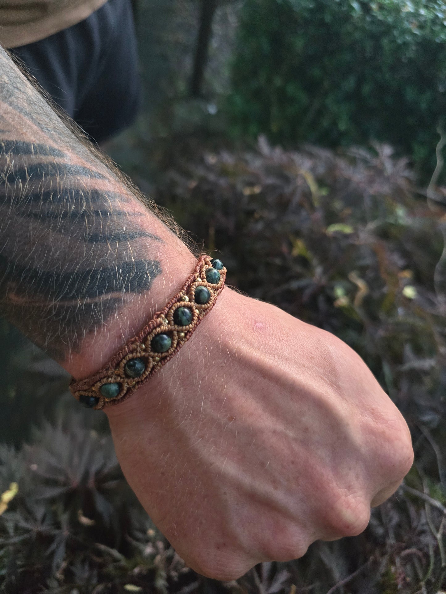 Kambaba Jasper Bangle