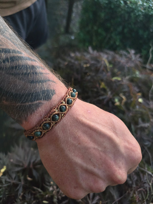 Kambaba Jasper Bangle