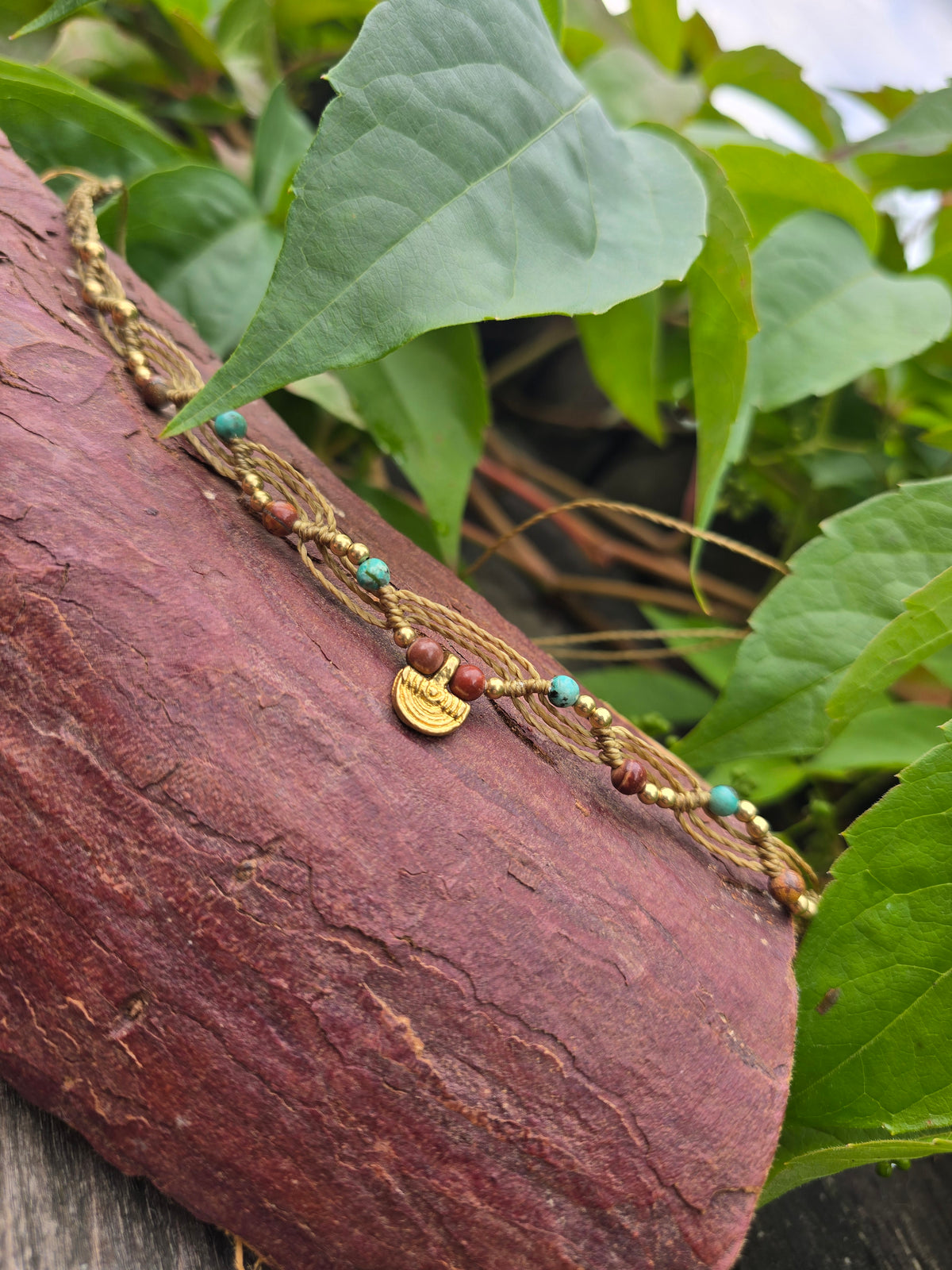 Mini Brass Fan Choker ))