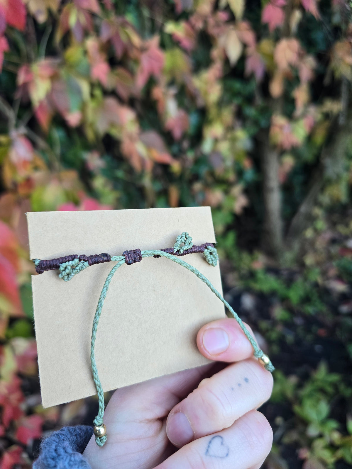 Sage Leaf Bracelet ~                ᴍᴀᴅᴇ ᴛᴏ ᴏʀᴅᴇʀ