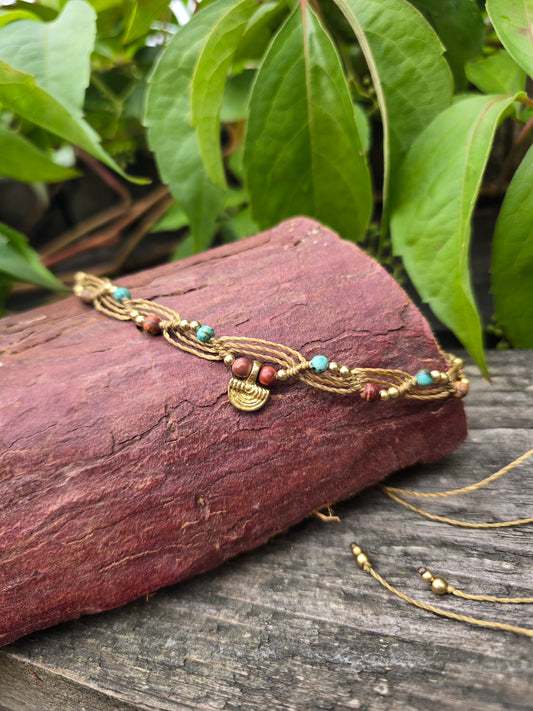 Mini Brass Fan Choker ))