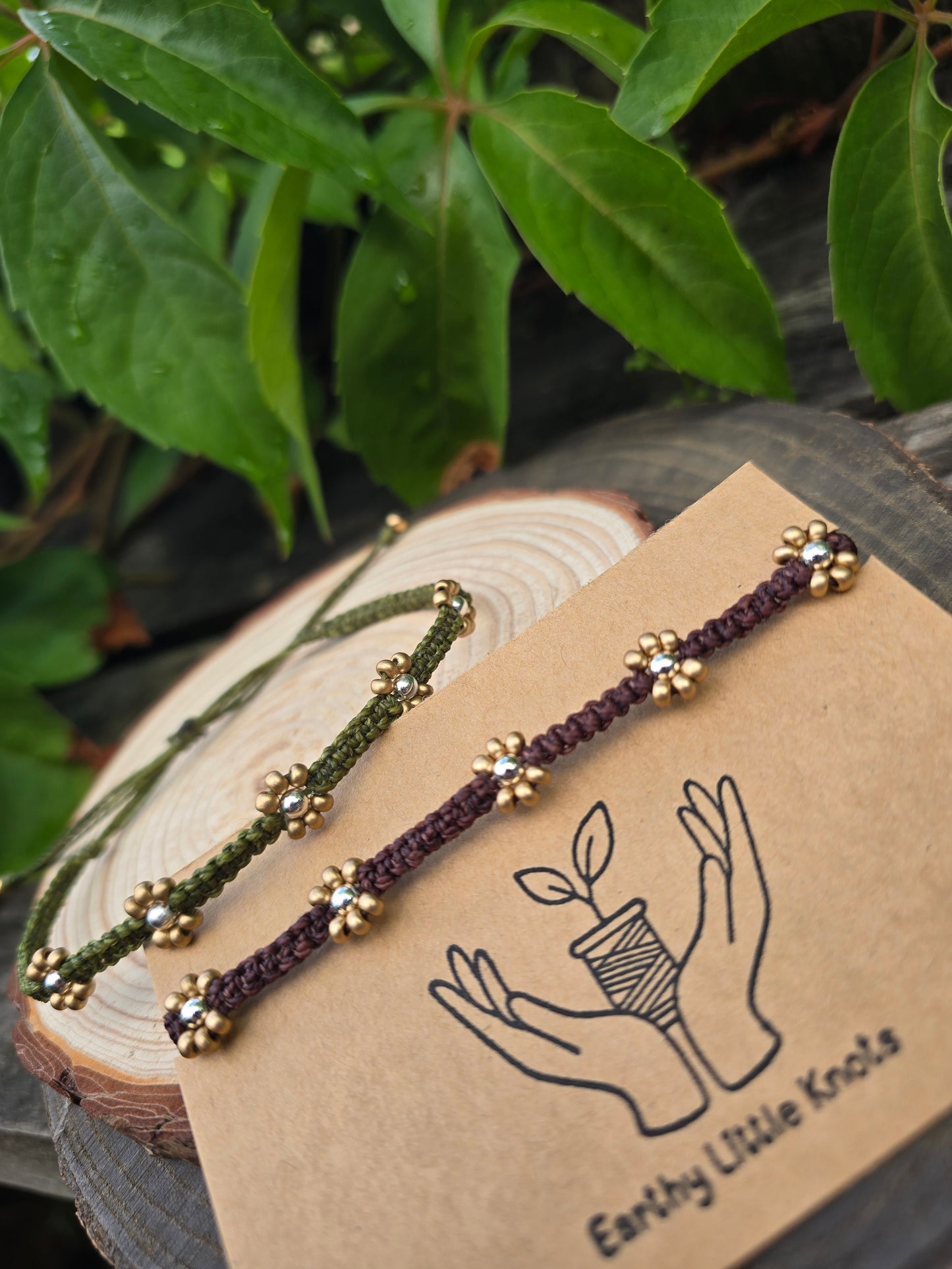 Gold Petal Flower Anklet **