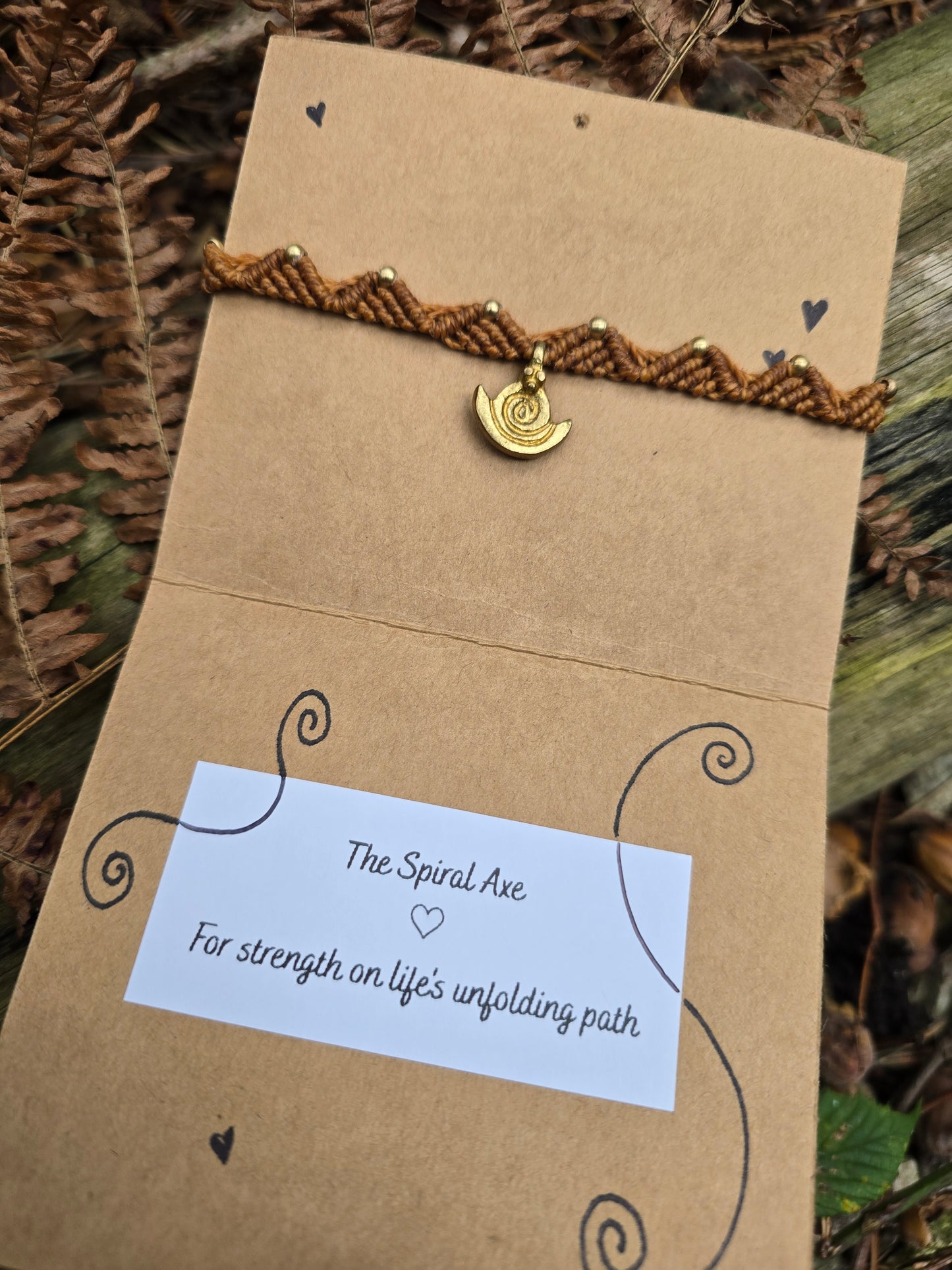 ◇Spiral Axe Strength Bracelet◇