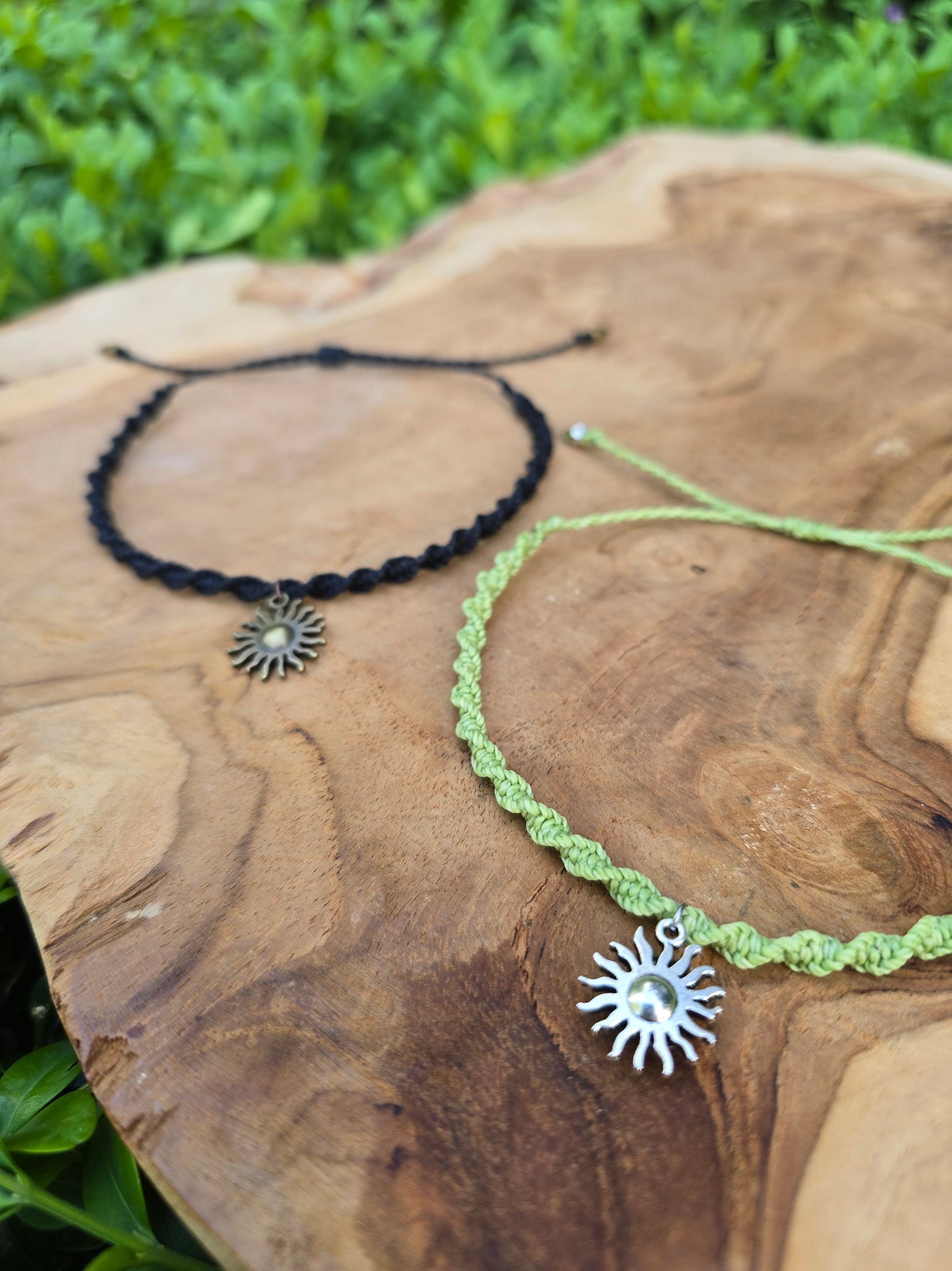 Sun Spiral Anklets