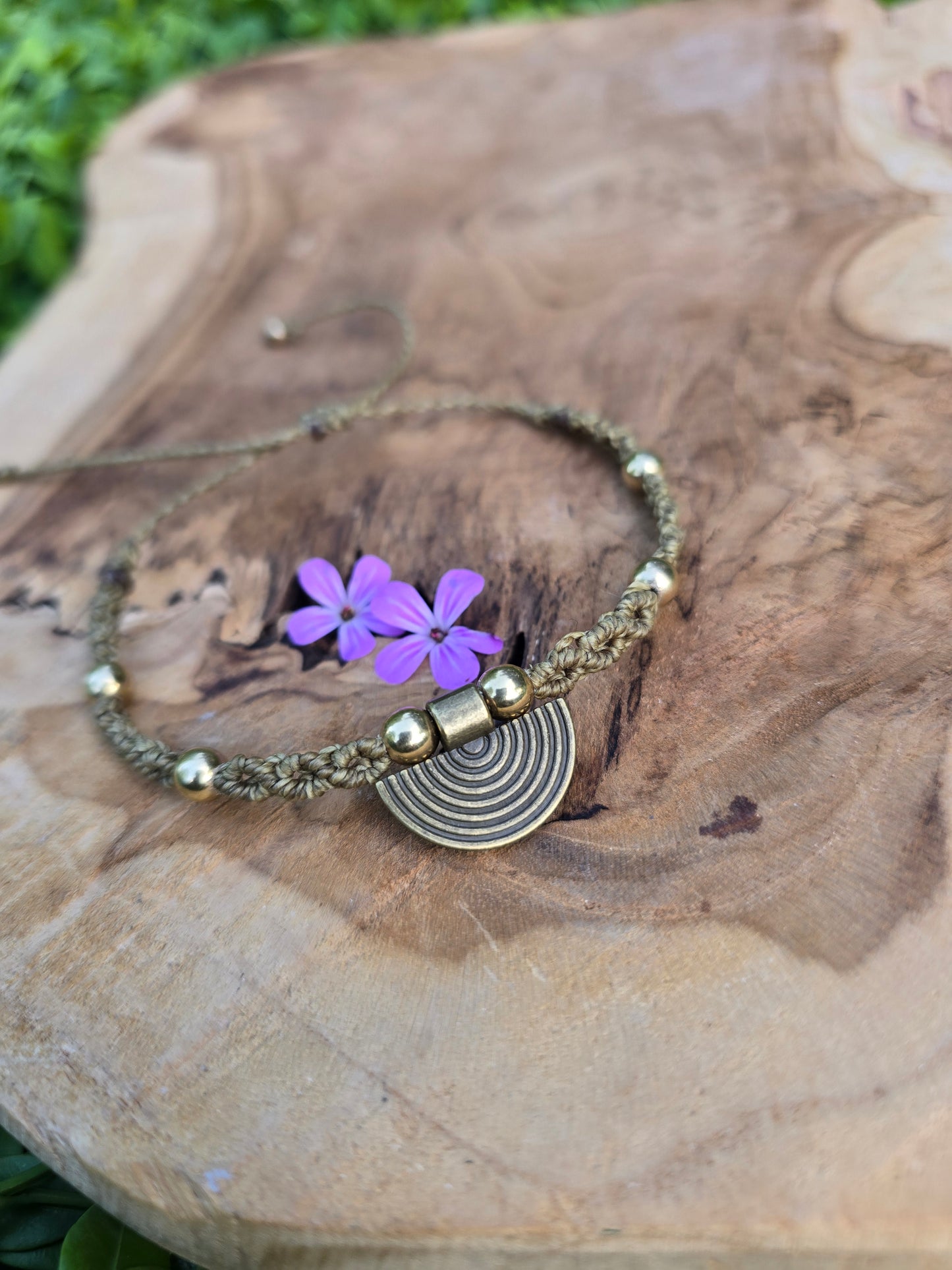 Bronze Arc Anklet