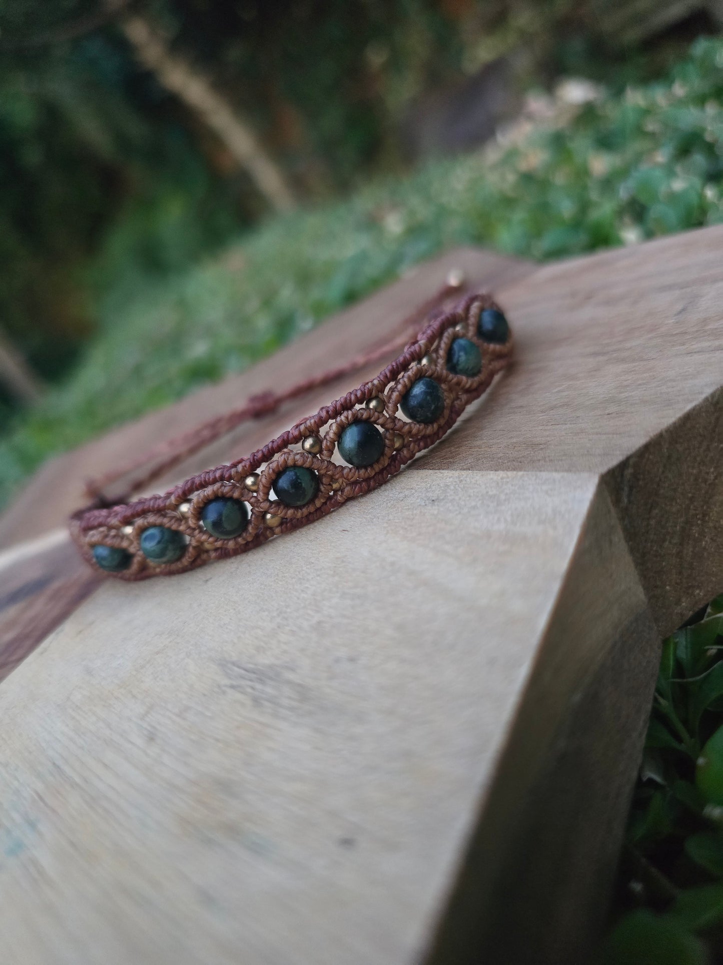 Kambaba Jasper Bangle