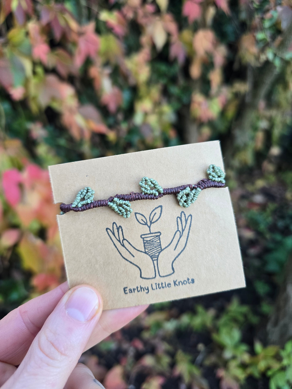 Sage Leaf Bracelet ~                ᴍᴀᴅᴇ ᴛᴏ ᴏʀᴅᴇʀ