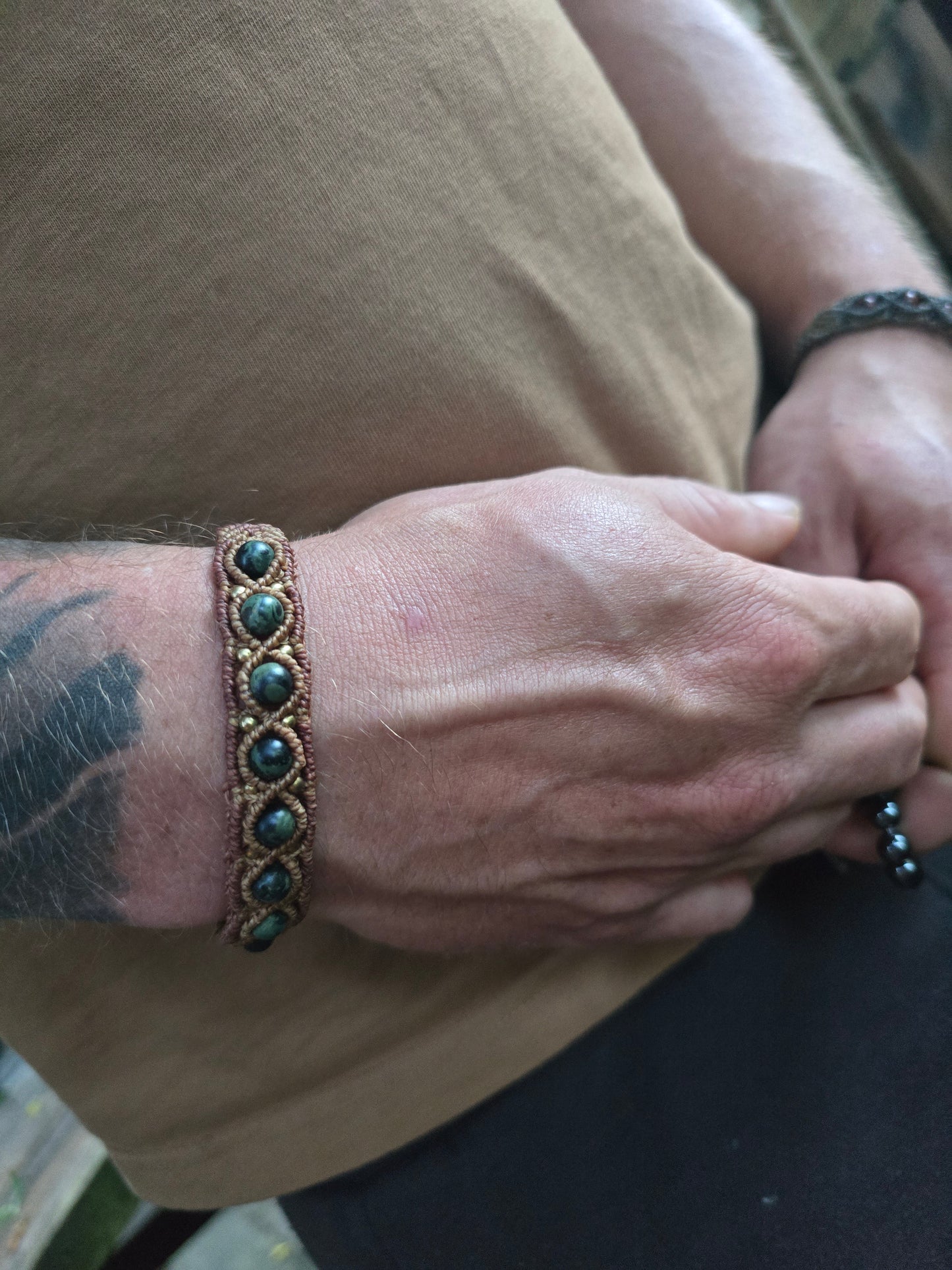 Kambaba Jasper Bangle
