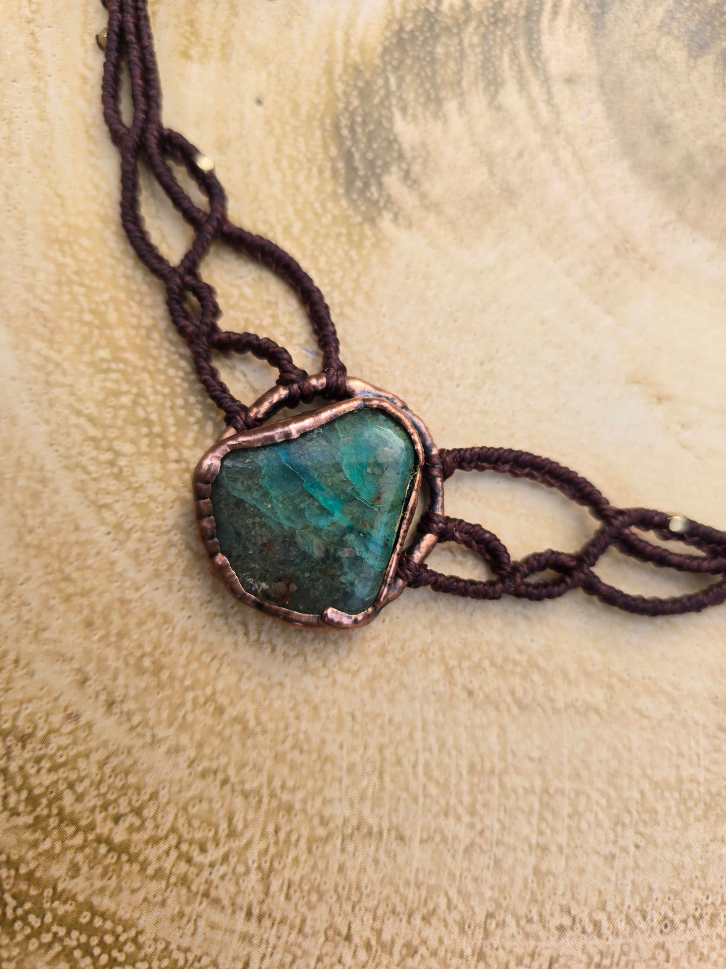 Azurite Chrysocolla Necklet
