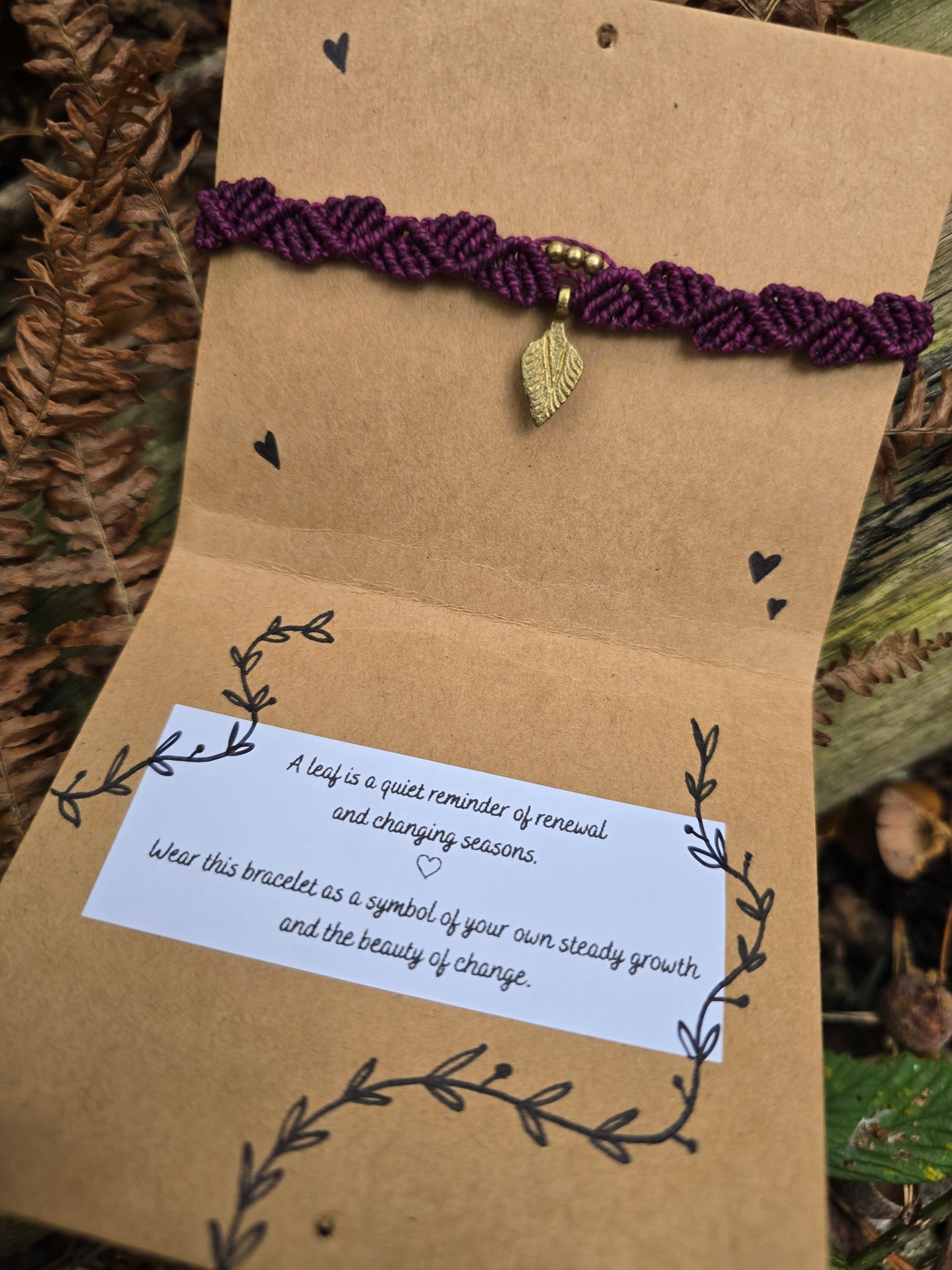 ♡Leafy Symbol Bracelet♡