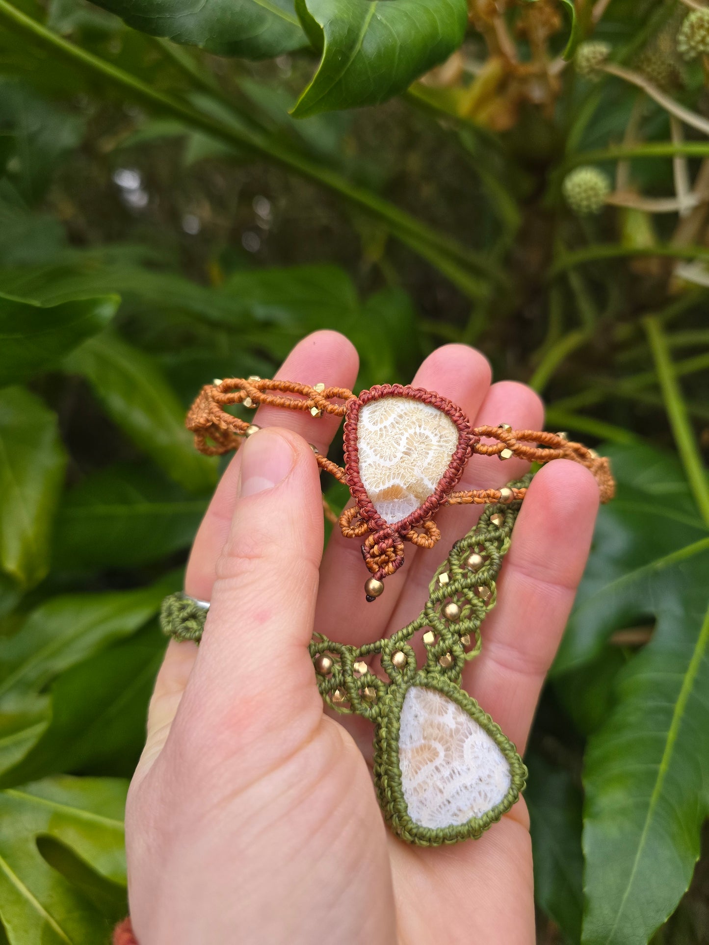 Agatized Coral Collar